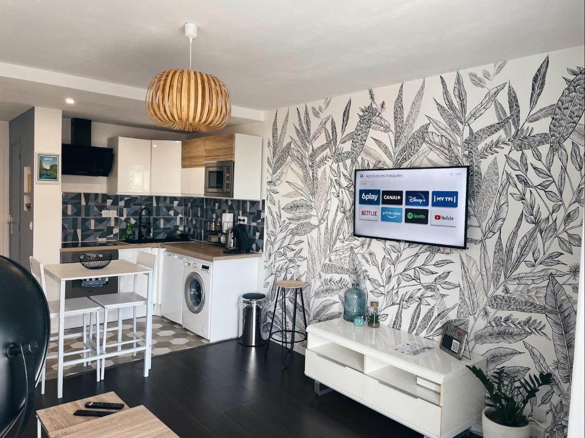 New: Appartement Tout Confort + Parking Gratuit Амиен Екстериор снимка