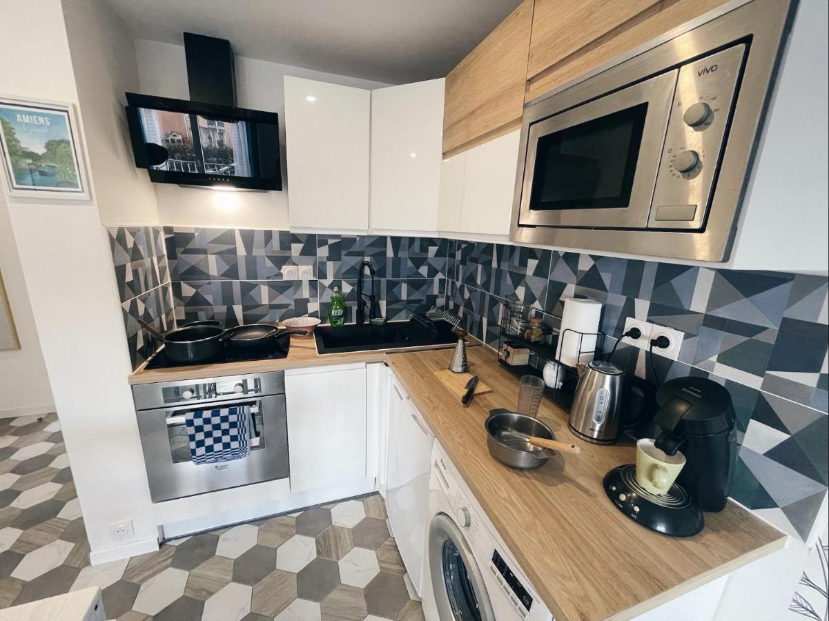 New: Appartement Tout Confort + Parking Gratuit Амиен Екстериор снимка